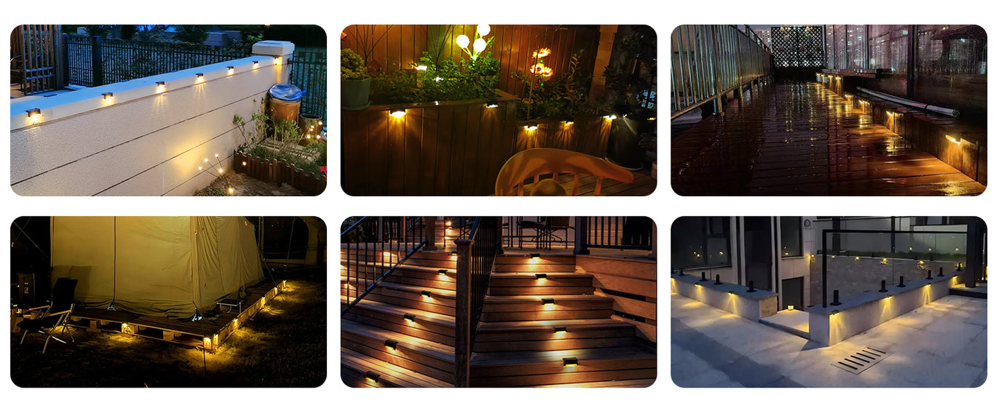 🌟 Solar Deck  Outdoor Lights