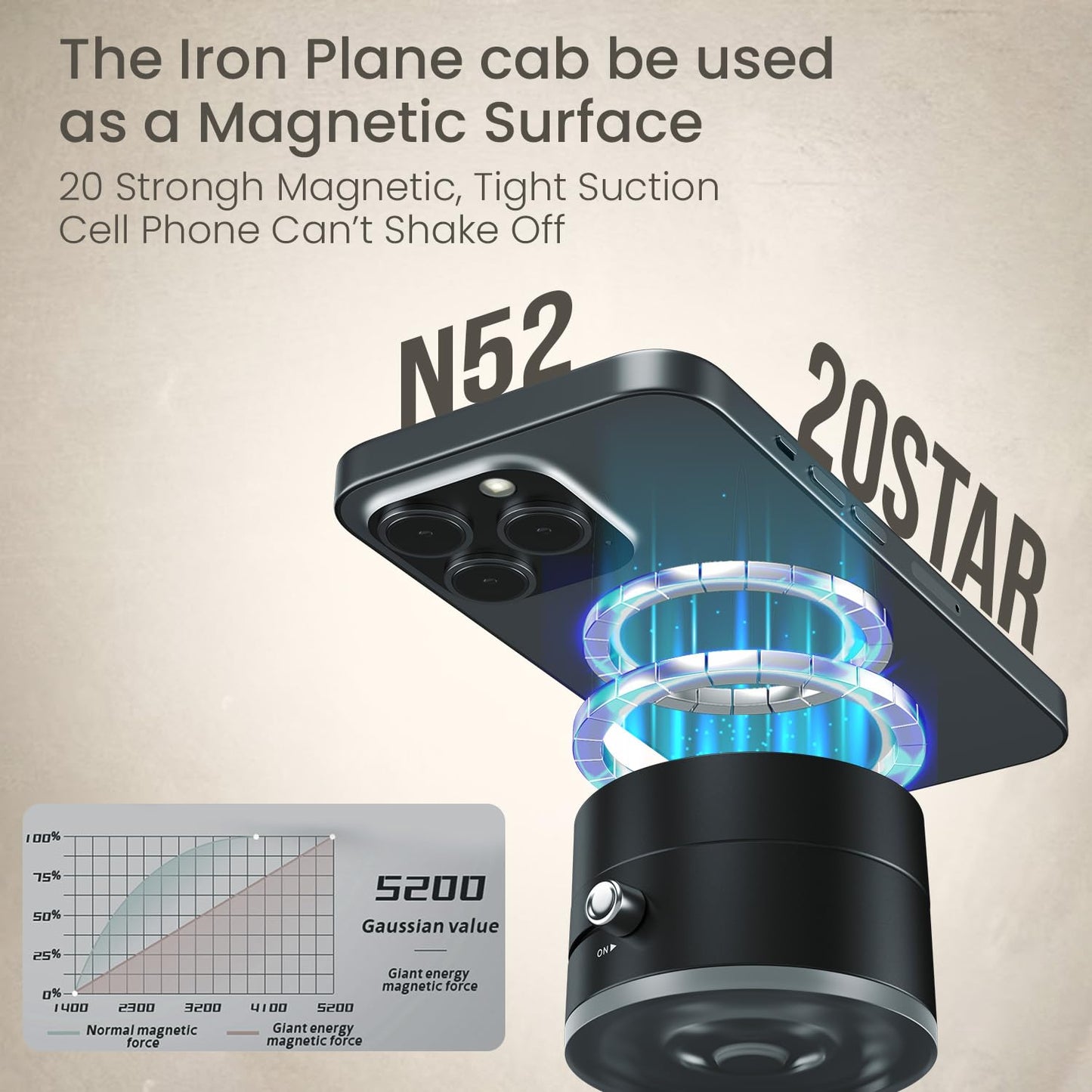 Magnetic Suction Phone Holder