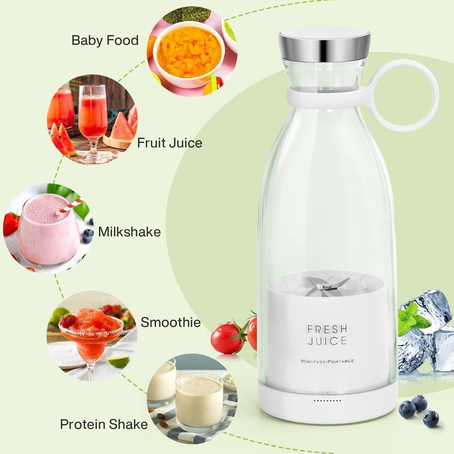 Portable Mini Electric Juicer